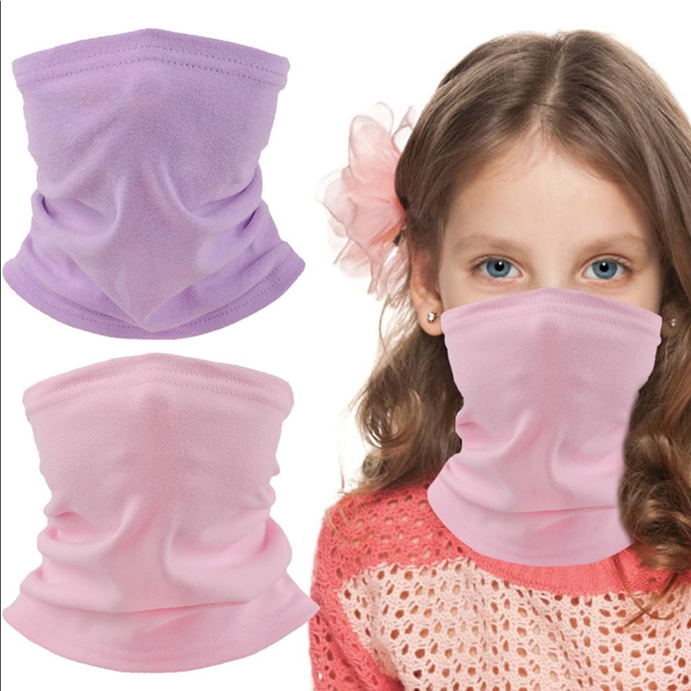 2 Genovega girls breathable neck gaiter